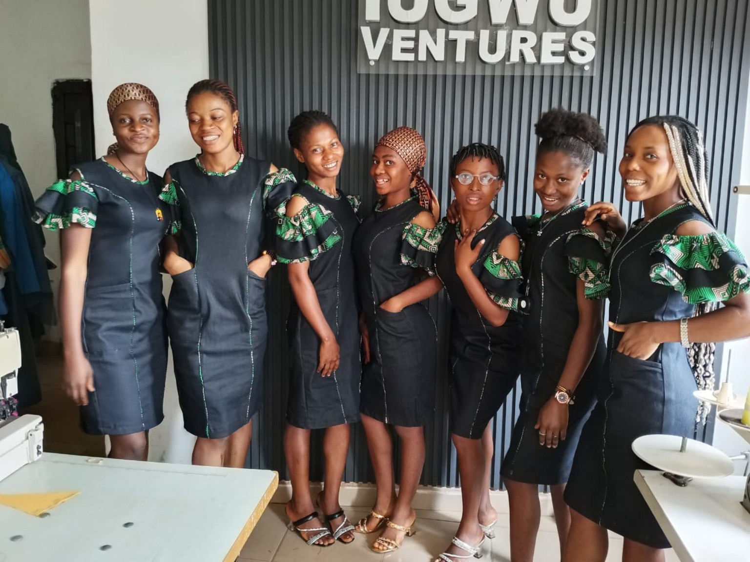 Students in IUGWU VENTURES uniforms